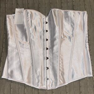 Daisy White strapless sweetheart Corset 2XL NWT